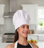 👨‍🍳 Unisex 50 Pcs Disposable Chef Hats (30 GSM Thin Paper Polyester Blend)