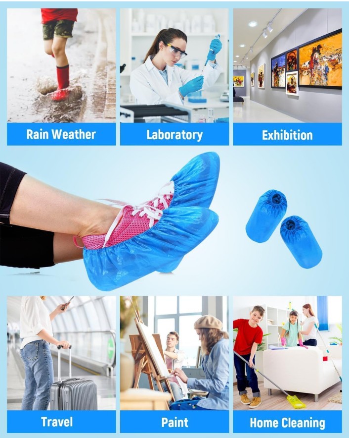 Disposable Plastic Shoe Cover / Surgical Shoe Cover