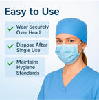 Disposable Doctor’s Cap | Men’s Surgeon Cap | Nonwoven