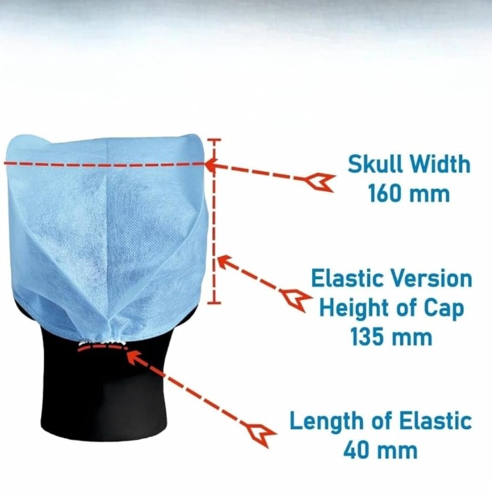 Disposable Doctor’s Cap | Men’s Surgeon Cap | Nonwoven