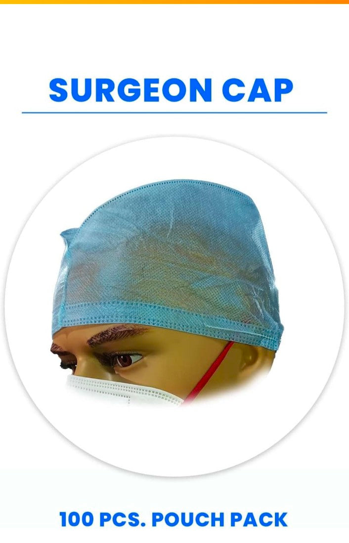 Disposable Doctor’s Cap | Men’s Surgeon Cap | Nonwoven