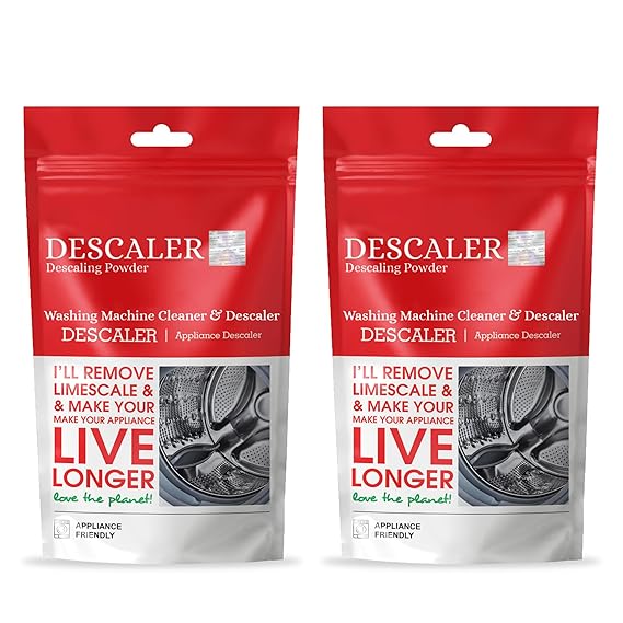 Washing Machine Descaler Powder - 100g Each – Effectively Removes Limescale, Improv Machine Performance & Lifespan.