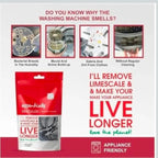 Washing Machine Descaler Powder - 100g Each – Effectively Removes Limescale, Improv Machine Performance & Lifespan.
