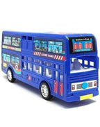 Double Decker Bus Toy for Kids – Pull Back Vehicle Toy, Push & Go Toy Bus for Boys & Girls Age 3+, Fun Birthday Gift for Kids.