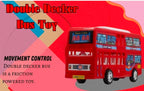 Double Decker Bus Toy for Kids – Pull Back Vehicle Toy, Push & Go Toy Bus for Boys & Girls Age 3+, Fun Birthday Gift for Kids.