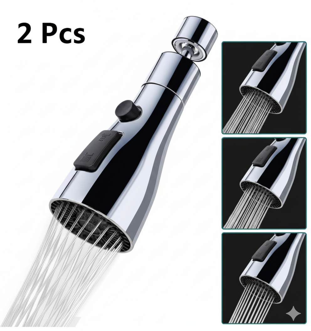 Flexible 360° Faucet Extension Tap Aerator