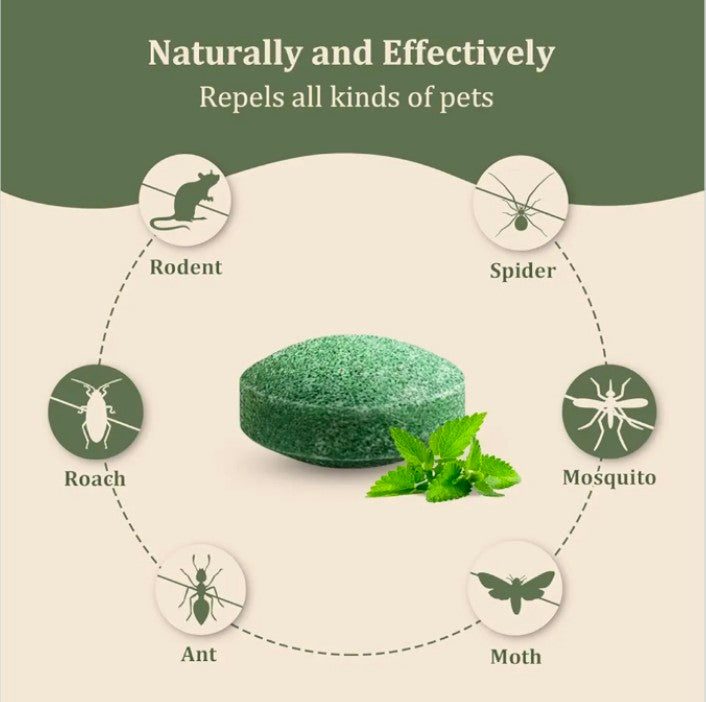 Rat & Mouse Repellent Balls (Pack of 10 Tablet), Rat Trap, Mouse Trap to Keep Rodents Out of Car, Rat Controller Pill for Indoor-Outdoor, Rodent Control, Protect Wires in Car, Bike & Truck Engine