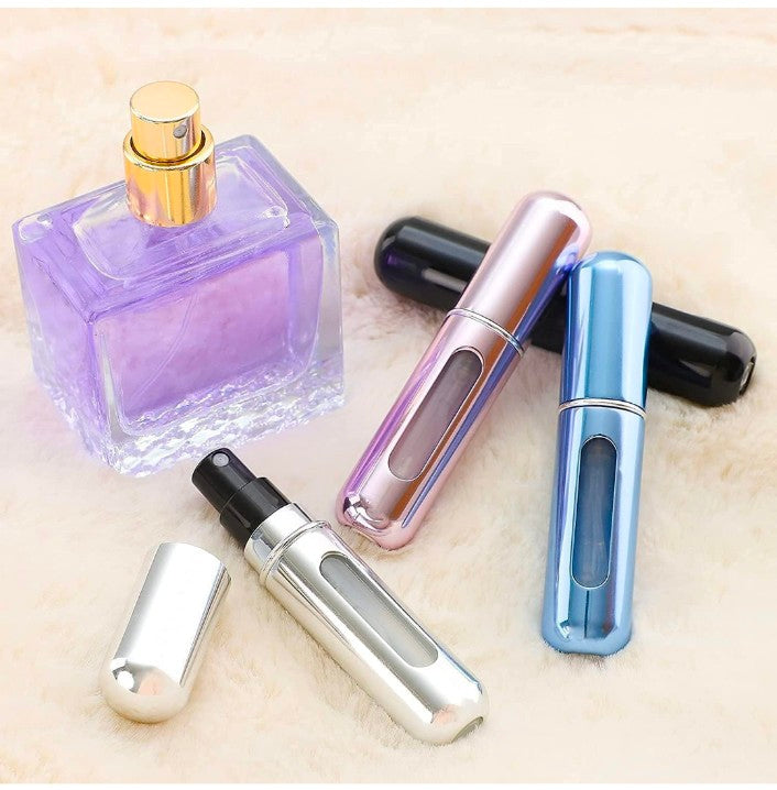 Refillable Perfume Atomizer Bottle, Portable Travel Mini Spray Bottles, Cologne Dispenser Perfume Bottles, Portable Empty Spray Bottle for Travel Multicolor.