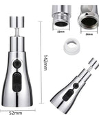 Flexible 360° Faucet Extension Tap Aerator